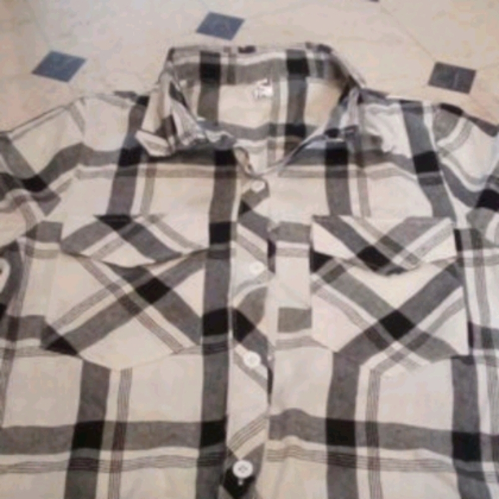 2 Plaid long button down